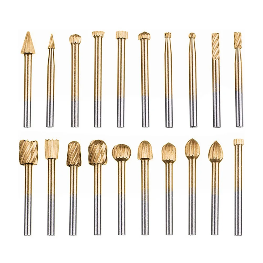 20pcs/set High Speed Steel Rotary File Set Rotary Burr Wood Carving File Rasp Rotary Tools Engraving Carved Cutter Tools Access
20pcs/set High Speed Steel Rotary File Set Rotary Burr Wood Carving File Rasp Rotary Tools Engraving Carved Cutter Tools Access