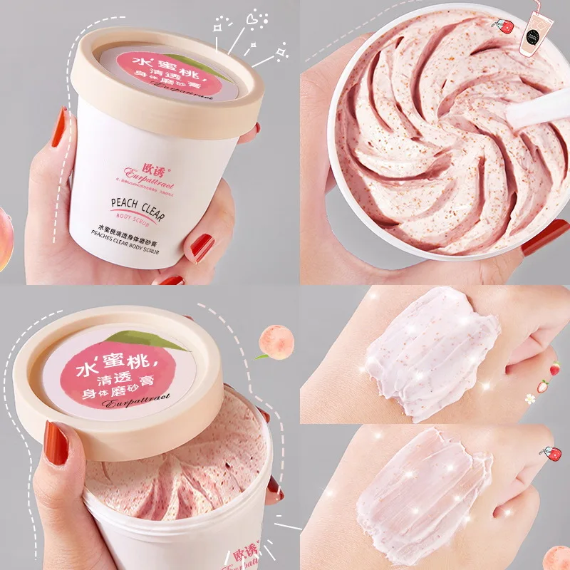 10Pcs Peach Body Scrub Cream Face Scrub Cleansing Skin Whitening Remove Dead Skin Moisturizing Facial Body Skin Care 200g
10Pcs Peach Body Scrub Cream Face Scrub Cleansing Skin Whitening Remove Dead Skin Moisturizing Facial Body Skin Care 200g