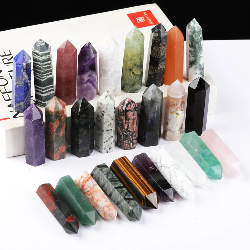 Natural Crystal Stone Tow Room Decor Wand Amethyst Rose Quartz Ore Mineral Raw Healing Crystals Decoration Home Aquarium Gift 
Natural Crystal Stone Tow Room Decor Wand Amethyst Rose Quartz Ore Mineral Raw Healing Crystals Decoration Home Aquarium Gift