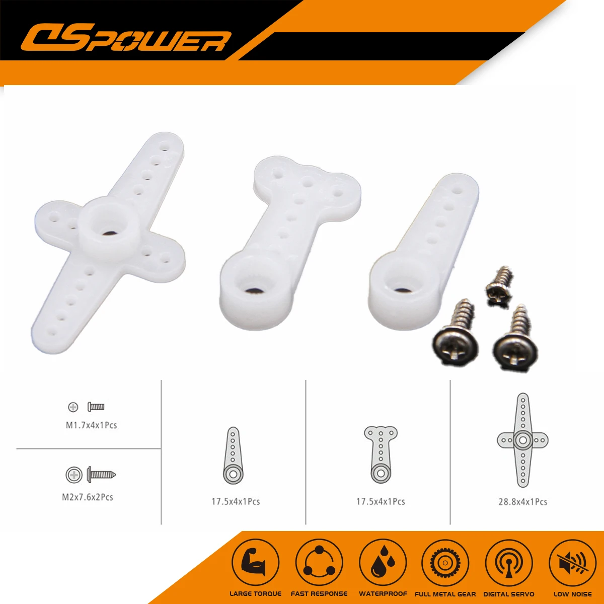 28T Servo Arm Double Head Round Type Steering gear arm set accessories for 5g 6g Servo Hitec Surpass hobby car accessories
28T Servo Arm Double Head Round Type Steering gear arm set accessories for 5g 6g Servo Hitec Surpass hobby car accessories