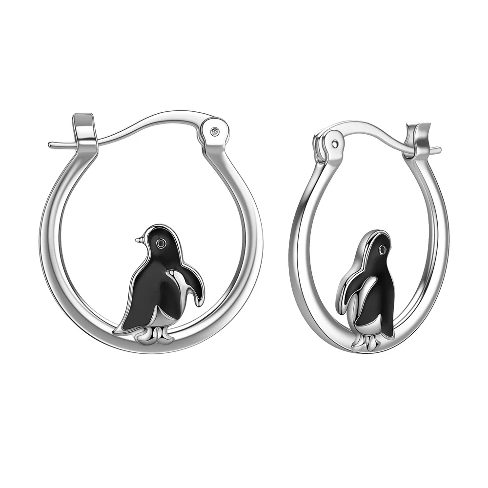 Dckazz Summer New Penguin Drop Earring Silver-Plated Fashion Simple Animal Hoop Earring Female Jewelry Accessory
Dckazz Summer New Penguin Drop Earring Silver-Plated Fashion Simple Animal Hoop Earring Female Jewelry Accessory