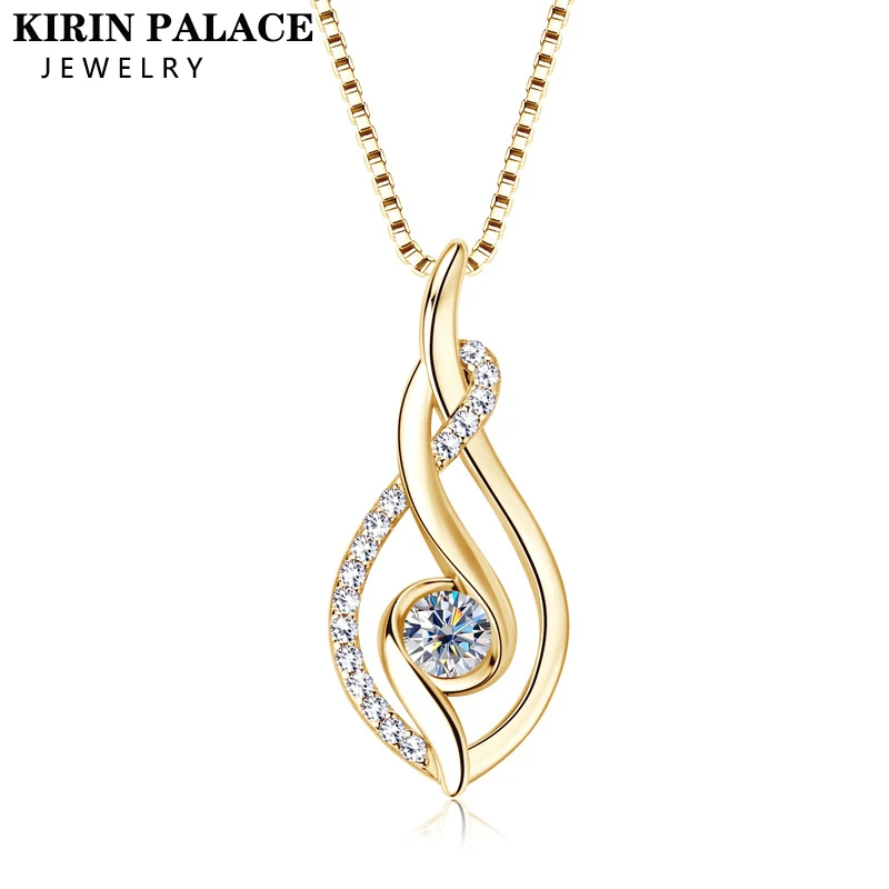 Kirin Palace Moissanite Diamond Pendant Necklaces For Women 925 Sterling Silver Luxury Chain Trending Iced Bling Wedding Jewelry
Kirin Palace Moissanite Diamond Pendant Necklaces For Women 925 Sterling Silver Luxury Chain Trending Iced Bling Wedding Jewelry