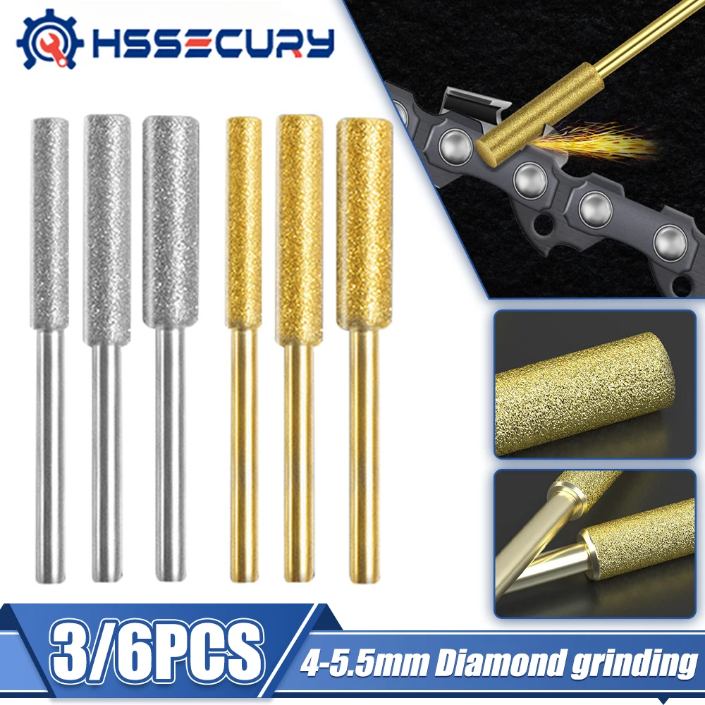 3/5/6Pcs Gold Diamond Coated Cylindrical Burr 4-5.5mm Chainsaw Sharpener Stone File Chain Saw Sharpening Carving Grinding Tools
3/5/6Pcs Gold Diamond Coated Cylindrical Burr 4-5.5mm Chainsaw Sharpener Stone File Chain Saw Sharpening Carving Grinding Tools