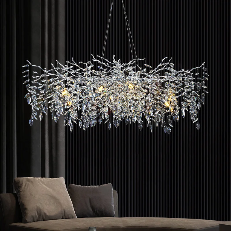 Pendant Lights Dining Room Led G9 Branch Lamp Home Deco Chrome Led Hanging Lamp Lustre Crystals Suspend Led Indoor Chandeliers
Pendant Lights Dining Room Led G9 Branch Lamp Home Deco Chrome Led Hanging Lamp Lustre Crystals Suspend Led Indoor Chandeliers