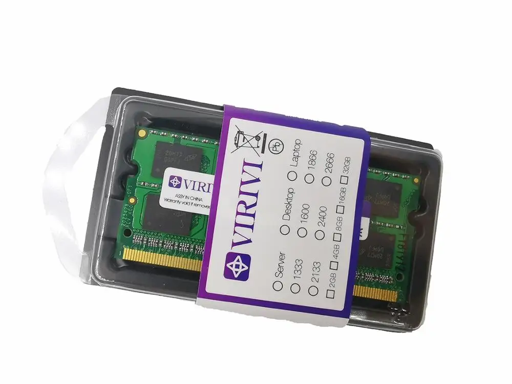 Оперативная память VIRIVI для ноутбука DDR3 DDR4 2G 4 ГБ 8 1333 1600 1866 2133 2400 2666 МГц SO-DIMM 1 35 в 5 2 |