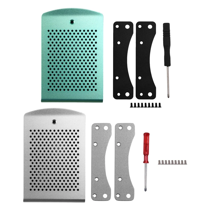 2Set For Raspberry Pi 3 Case Case Metal Enclosure Box Compatible With For Raspberry Pi 3 Model B,Silver & Green
2Set For Raspberry Pi 3 Case Case Metal Enclosure Box Compatible With For Raspberry Pi 3 Model B,Silver & Green