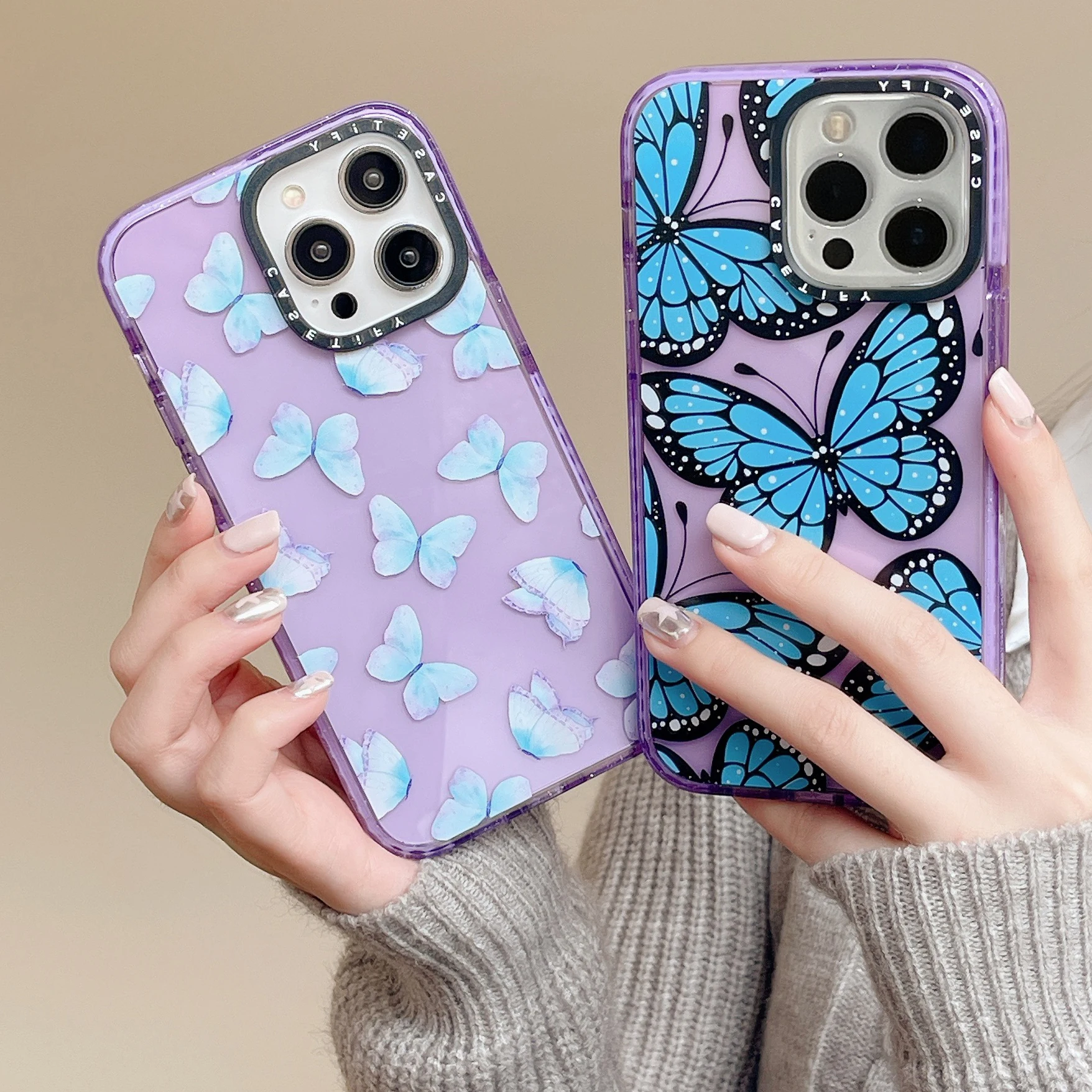 CASETIFY colorful butterfly Purple kawaii Phone Cases For iPhone 14 13 12 11 Pro Max Back Cover
CASETIFY colorful butterfly Purple kawaii Phone Cases For iPhone 14 13 12 11 Pro Max Back Cover