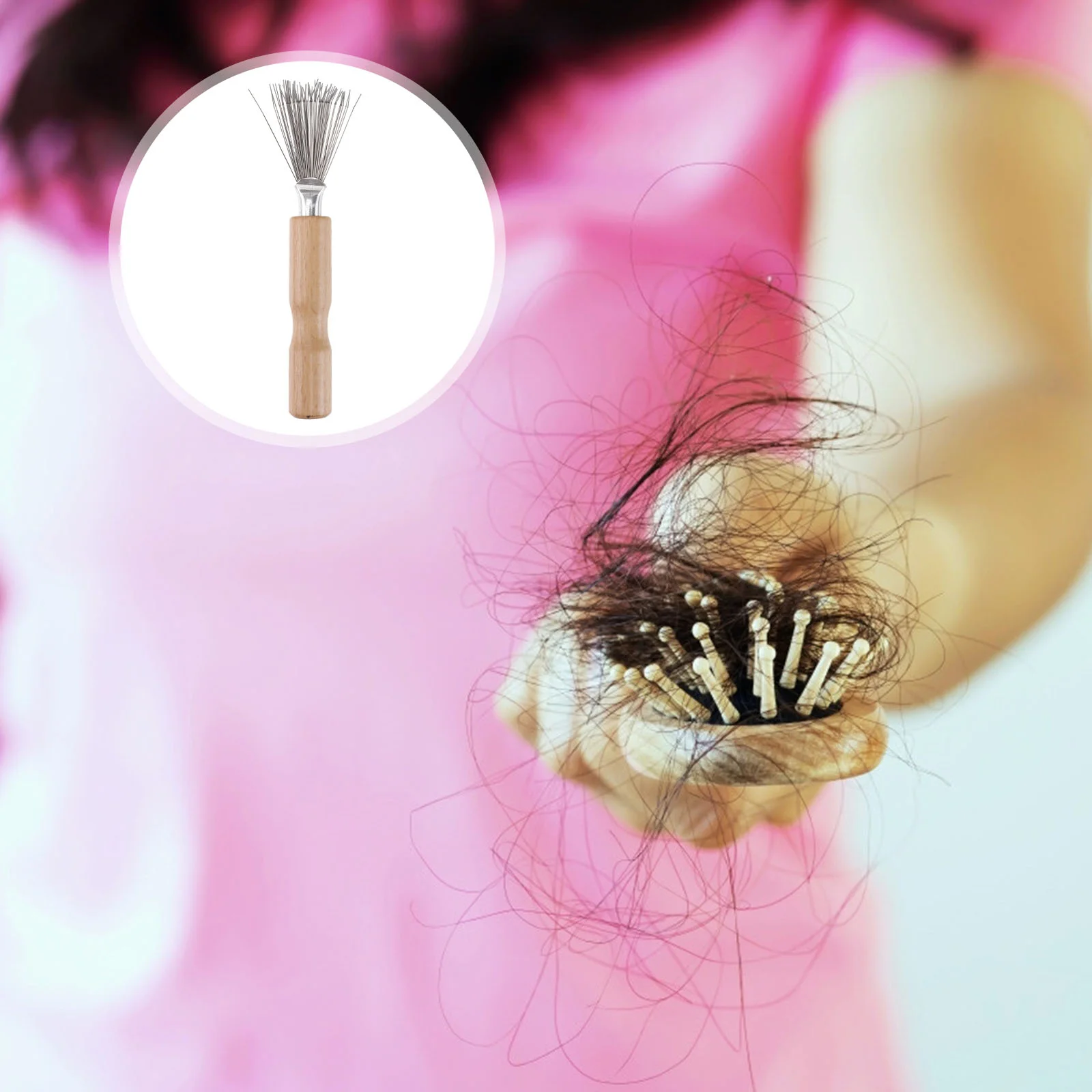 Comb Cleaning Brush Hair Tool Cleaner Rake Metal Handle Wooden Hairbrush Wire Remover Claw Removal Minidirt Cleans Boarclaws 
Comb Cleaning Brush Hair Tool Cleaner Rake Metal Handle Wooden Hairbrush Wire Remover Claw Removal Minidirt Cleans Boarclaws