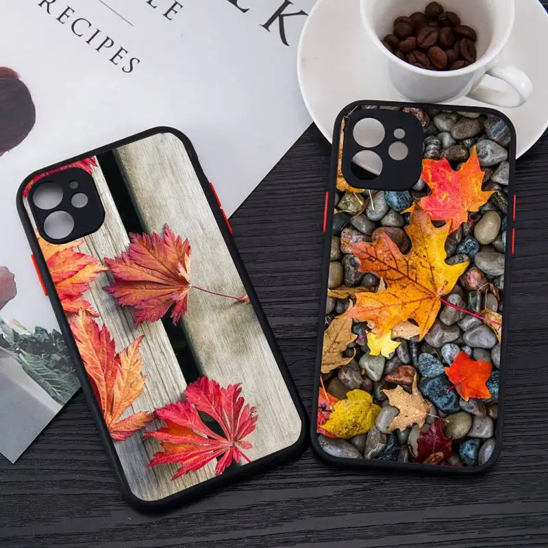 Maple Leaf pattern Phone Case matte transparent For iphone 7 8 11 12 13 plus mini x xs xr pro max cover
Maple Leaf pattern Phone Case matte transparent For iphone 7 8 11 12 13 plus mini x xs xr pro max cover