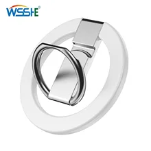 Magnetic Cell Phone Ring Holder Compatible with iPhone 12 13 14 Series For MagSafe Removable Cell Phone Grip Kickstand
