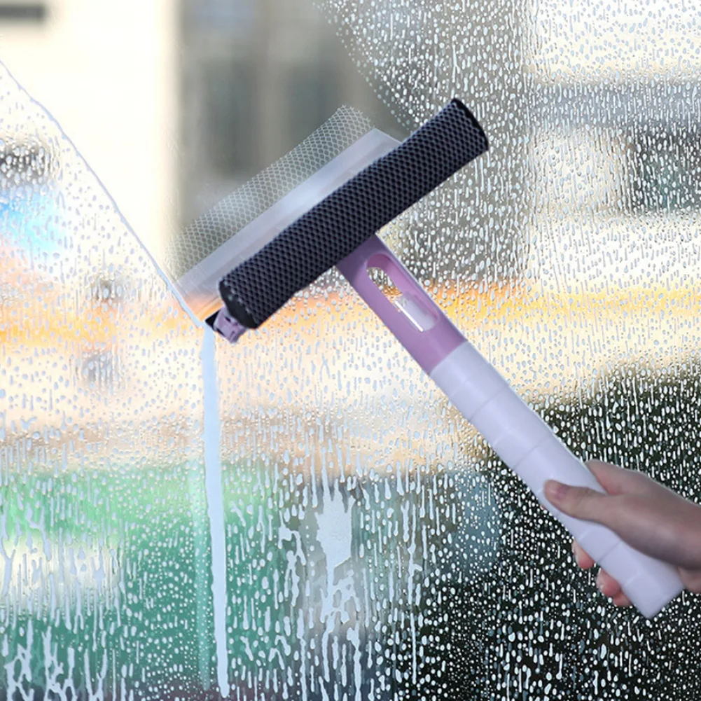 Multi-function Glass Cleaning Wiper Tool Double-sided Window Wiper Brush Bathroom Household Cleaner with Water Spray Bottle
Multi-function Glass Cleaning Wiper Tool Double-sided Window Wiper Brush Bathroom Household Cleaner with Water Spray Bottle