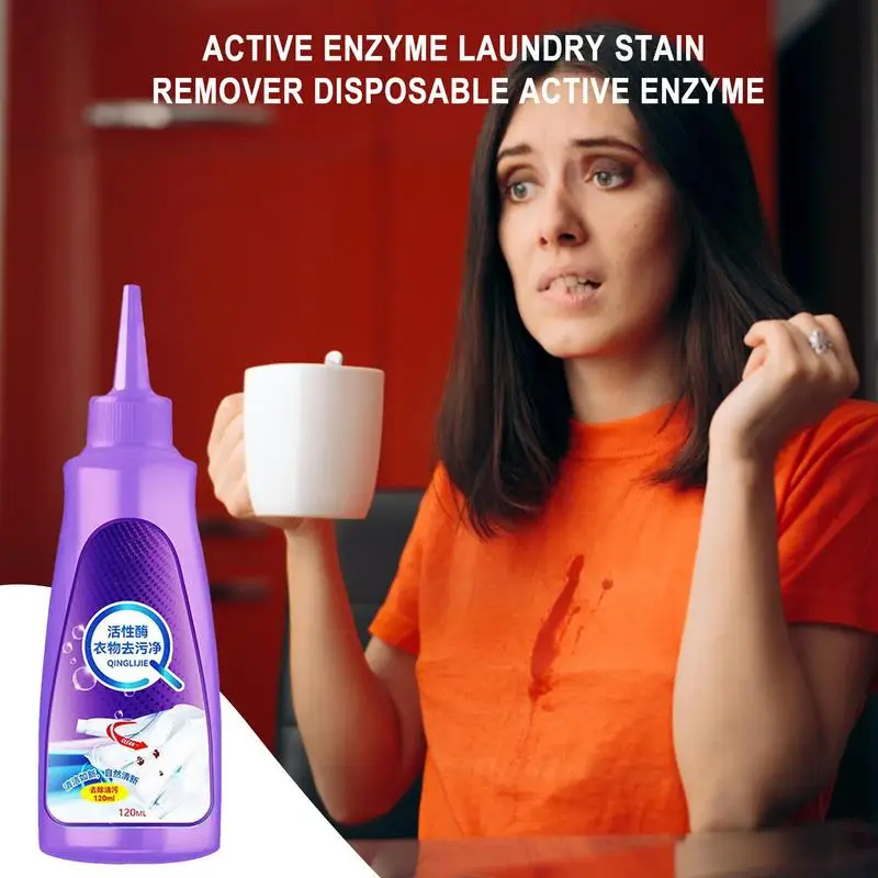 Cloths Active Enzyme Laundry Stain Remover E56C 120ml Laundry Stain Cleaner Portable Active Enzyme Cleaning Agent Laundry Wash
Cloths Active Enzyme Laundry Stain Remover E56C 120ml Laundry Stain Cleaner Portable Active Enzyme Cleaning Agent Laundry Wash
