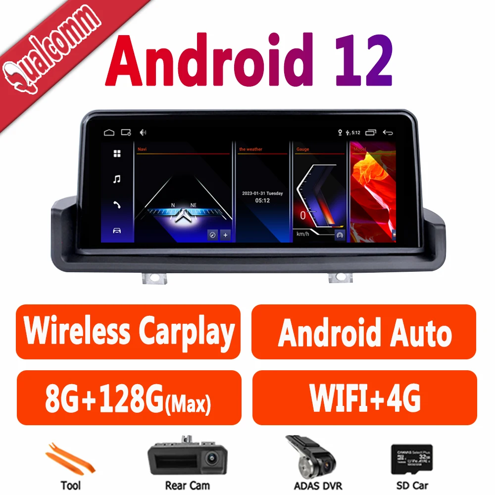 Automotivo Android 12 Car Play Stereo Multimedia For BMW 3 Series E90 E91 E92 E93 2005-2012 System Radios GPS Navigation
Automotivo Android 12 Car Play Stereo Multimedia For BMW 3 Series E90 E91 E92 E93 2005-2012 System Radios GPS Navigation