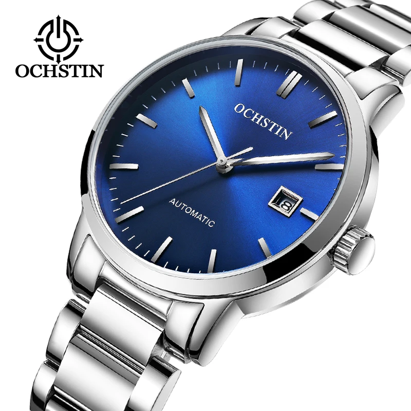 Men Mechanical Watch Automatic Self-Wind Stainless Steel Date Business Waterproof Watches for Men Original Luxury Branded Watch
Men Mechanical Watch Automatic Self-Wind Stainless Steel Date Business Waterproof Watches for Men Original Luxury Branded Watch