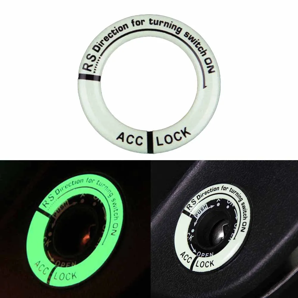 Glow Key Ring Hole Sticker Black Lumunous Ignition Switch Cover Motorcycle Car Decal Fluorescent Material
Glow Key Ring Hole Sticker Black Lumunous Ignition Switch Cover Motorcycle Car Decal Fluorescent Material