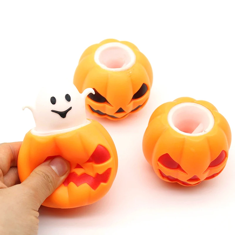 Funny Pumpkin Ghost Decompression Toy Thermoplastic Rubber Squeeze Ball Kids Toys Halloween Party Decorations DIY Home Supplies
Funny Pumpkin Ghost Decompression Toy Thermoplastic Rubber Squeeze Ball Kids Toys Halloween Party Decorations DIY Home Supplies