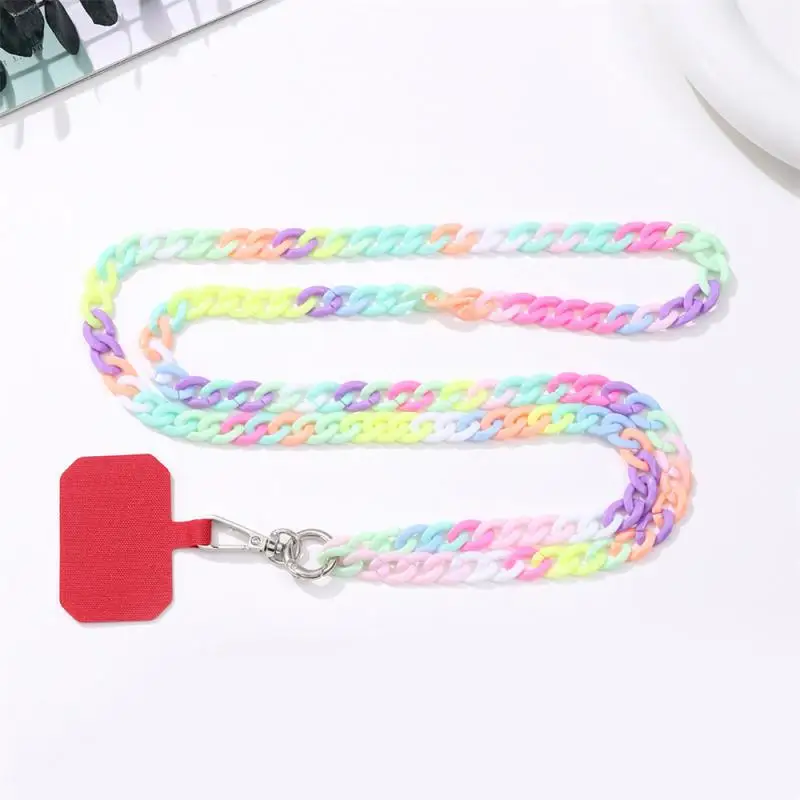 Phone Strap Anti-lost Lanyard 120CM Colorful Crossbody Necklace Cord Chain For All Phone Case Mobile Phone Accessories
Phone Strap Anti-lost Lanyard 120CM Colorful Crossbody Necklace Cord Chain For All Phone Case Mobile Phone Accessories