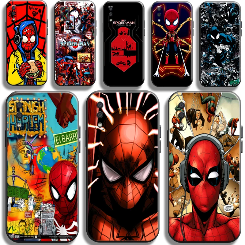 

Marvel Avengers Spiderman For Samsung Galaxy A01 A01 Core Phone Case Shell Coque TPU Liquid Silicon Carcasa Full Protection