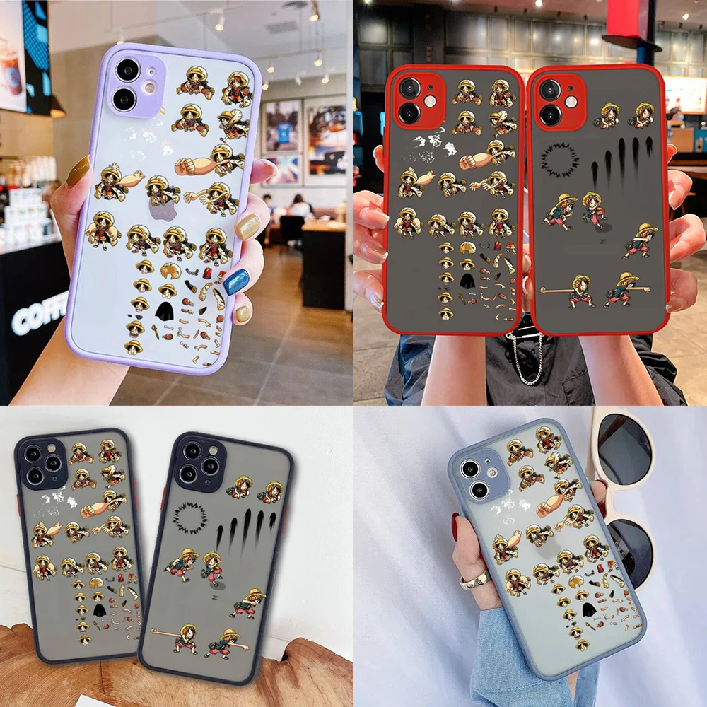 One Piece Luffy Phone Case For iphone 13 12 11 Pro Max Mini XS 8 7 Plus X SE 2020 XR Matte Transparent Cover
One Piece Luffy Phone Case For iphone 13 12 11 Pro Max Mini XS 8 7 Plus X SE 2020 XR Matte Transparent Cover