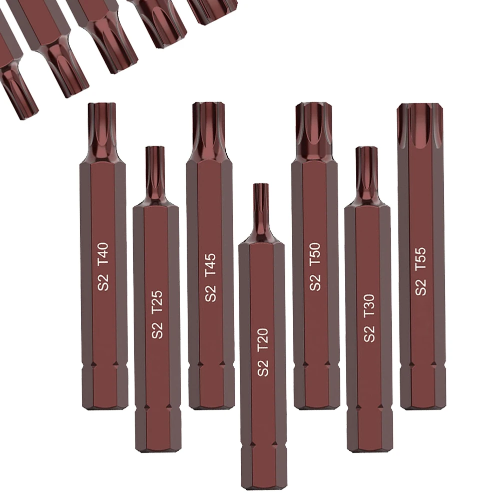 1pc Electric Screwdriver Bits 75MM T20/25/30/40/45/50/55 For Electric Wrench Socket Bit Set High Hardness hand Tools Accessory
1pc Electric Screwdriver Bits 75MM T20/25/30/40/45/50/55 For Electric Wrench Socket Bit Set High Hardness hand Tools Accessory
