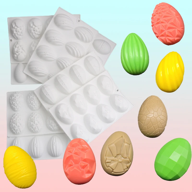 Meibum Easter Gift Easter Eggs Cake Mould 1/8 Cavity Silicone Chocolate Mold Kitchen Dessert Decorating Tool Pastry Bakeware Set
Meibum Easter Gift Easter Eggs Cake Mould 1/8 Cavity Silicone Chocolate Mold Kitchen Dessert Decorating Tool Pastry Bakeware Set