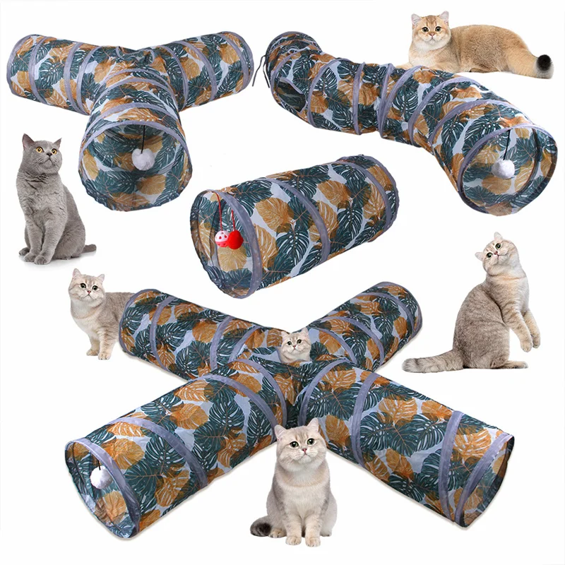 Cats Tunnel Foldable Pet Cat Toys Kitty Pet Training Interactive Fun Toy Leaf Print Tunnel Bored Kitten Rabbit Play Tunnel Tube
Cats Tunnel Foldable Pet Cat Toys Kitty Pet Training Interactive Fun Toy Leaf Print Tunnel Bored Kitten Rabbit Play Tunnel Tube