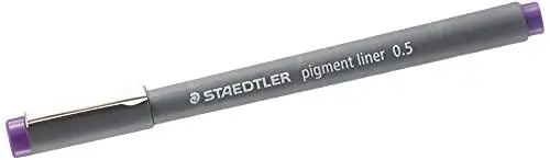 Бренд: Staedtler 308 056, пигментный лайнер, фиолетовый, 0,5 мм, Категория: Техническая ручка для рисования
Бренд: Staedtler 308 056, пигментный лайнер, фиолетовый, 0,5 мм, Категория: Техническая ручка для рисования