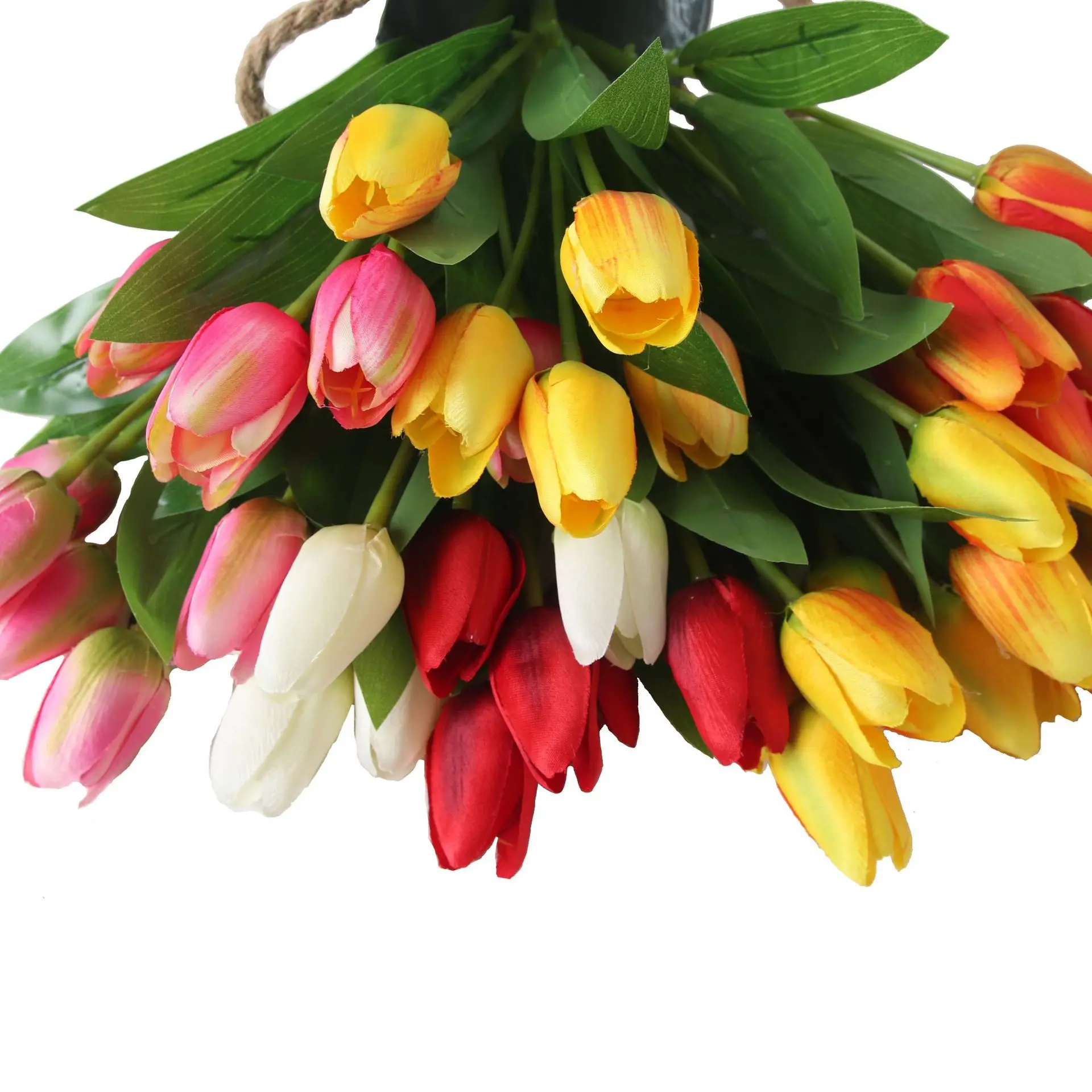 

Искусственный цветок тюльпана на ощупь, искусственный букет, искусственный цветок для свадебного украшения, цветы, украшение для дома