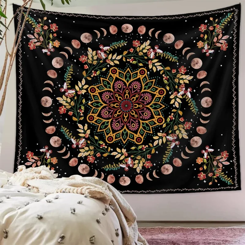 Decorative Bedroom Aesthetic, Bohemian Moon and Sun Wall Tapestry, Large Wall Decorative Tapestry Mandala Tapestry Bedroom
Decorative Bedroom Aesthetic, Bohemian Moon and Sun Wall Tapestry, Large Wall Decorative Tapestry Mandala Tapestry Bedroom