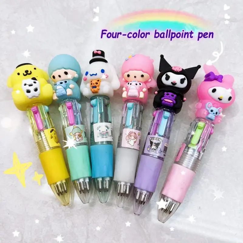 Kawaii Sanrio аниме My Melody Kuromi Cinnamoroll студенческие канцелярские принадлежности многоцветная шариковая ручка 4 в 1 для письма и граффити
Kawaii Sanrio аниме My Melody Kuromi Cinnamoroll студенческие канцелярские принадлежности многоцветная шариковая ручка 4 в 1 для письма и граффити