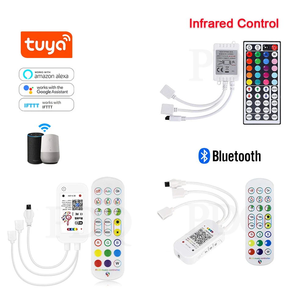 DC5-24V WiFi Smart LED Controller RGB Led Contoller Bluetooth Music 40 клавиш 16 миллионов цветов ИК-управление для 2835 5050 светодиодной ленты
DC5-24V WiFi Smart LED Controller RGB Led Contoller Bluetooth Music 40 клавиш 16 миллионов цветов ИК-управление для 2835 5050 светодиодной ленты
