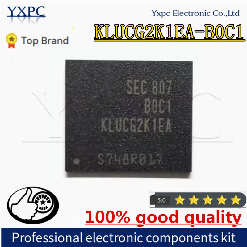 KLUCG2K1EA-B0C1 KLUCG2K1EA B0C1 64GB BGA153 EMMC 64G Flash Memory IC Chipset with balls
KLUCG2K1EA-B0C1 KLUCG2K1EA B0C1 64GB BGA153 EMMC 64G Flash Memory IC Chipset with balls