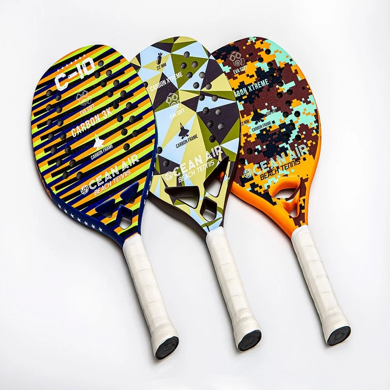 2021 New Professional Carbon Beach Tennis Racket Soft EVA Surface Pickle Ball Raqueta Adult Tennis Racket Equipment with Bag
2021 New Professional Carbon Beach Tennis Racket Soft EVA Surface Pickle Ball Raqueta Adult Tennis Racket Equipment with Bag