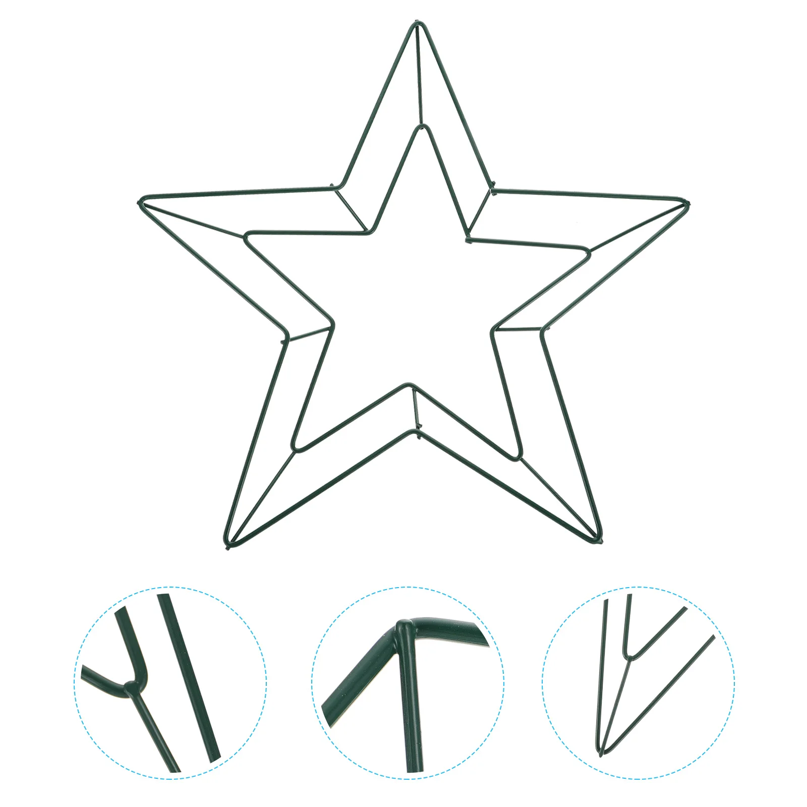 2pcs Festival Wall Decor Wreath Ring Creative Iron Star Shape Hanging Wall Art Wreath Frame
2pcs Festival Wall Decor Wreath Ring Creative Iron Star Shape Hanging Wall Art Wreath Frame