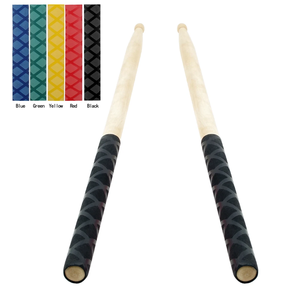 1 Pair Drum Stick Grips Drumsticks Anti-slip Absorb Sweat Sleeve For 7A 5A 5B 7B Absorbed Grip Drum Sticks Self-Adhesive Tape
1 Pair Drum Stick Grips Drumsticks Anti-slip Absorb Sweat Sleeve For 7A 5A 5B 7B Absorbed Grip Drum Sticks Self-Adhesive Tape