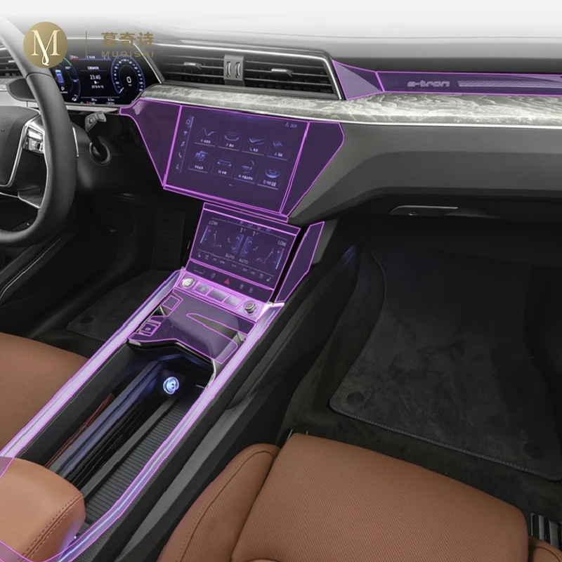 Пленка для салона автомобиля Audi e-tron 2020-2023, прозрачная, с защитой от царапин
Пленка для салона автомобиля Audi e-tron 2020-2023, прозрачная, с защитой от царапин