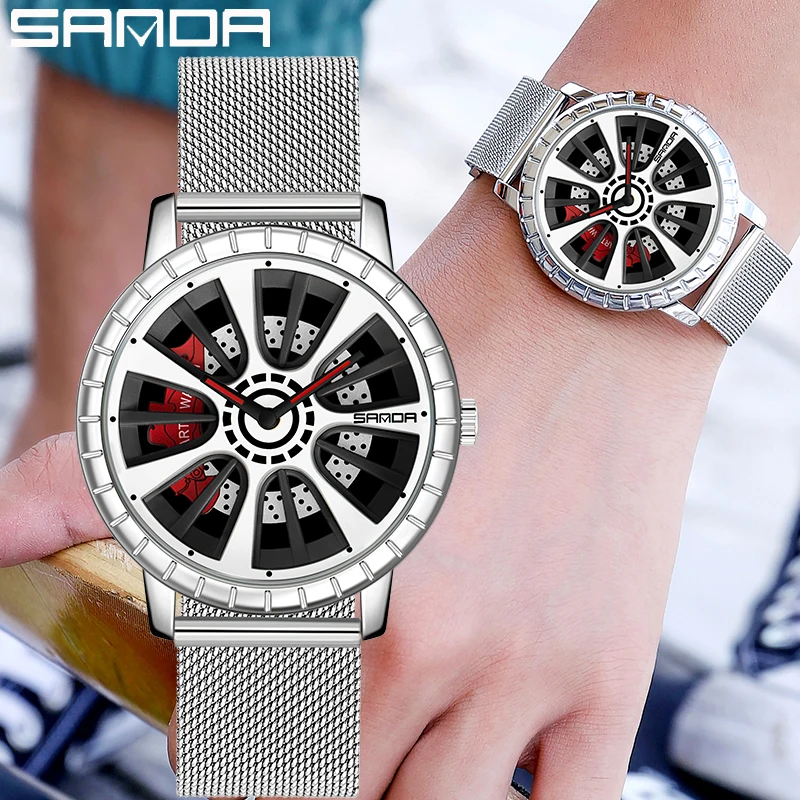 Fashion Car Custom Design Wheel 3D Model Rim Dial Mens Watches Leather Watch for Men Stainless Waterproof Quartz Wristwatch
Fashion Car Custom Design Wheel 3D Model Rim Dial Mens Watches Leather Watch for Men Stainless Waterproof Quartz Wristwatch