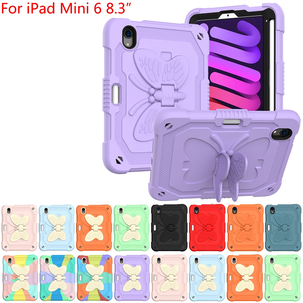 Butterfly Style Case For iPad Mini 6 8.3" Pen Slot ShockProof Silicone PC Stand Cover Skin
Butterfly Style Case For iPad Mini 6 8.3" Pen Slot ShockProof Silicone PC Stand Cover Skin