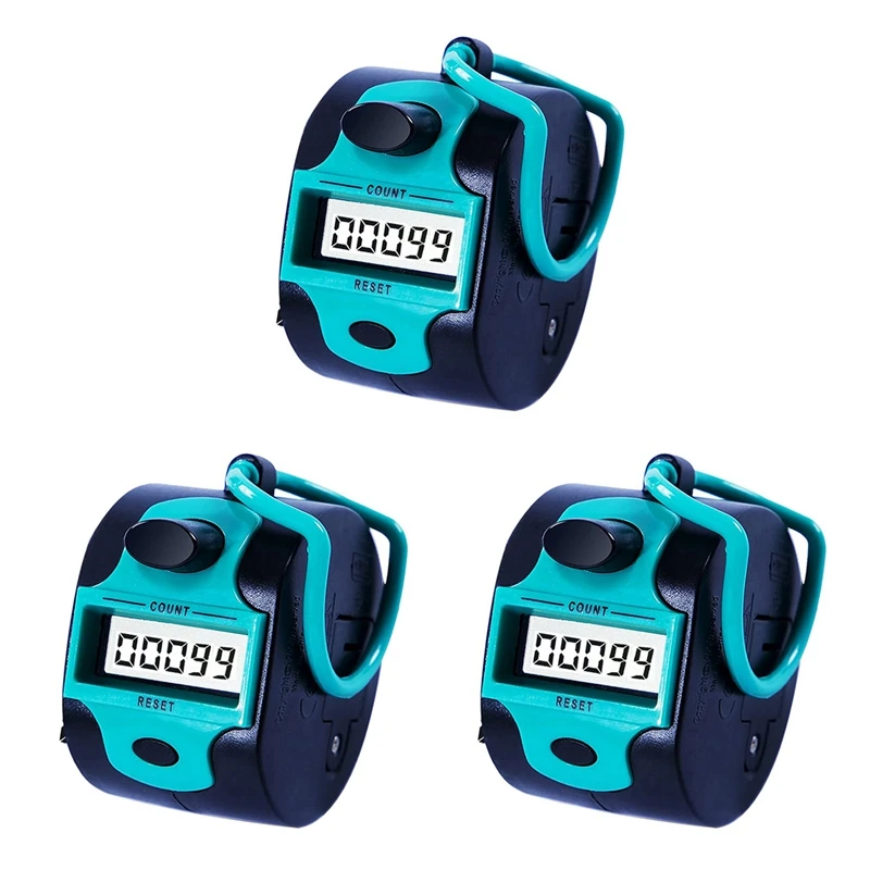 3X Counter Electronic Clicker Manual Digital Stitch Counter Finger Ring Mechanical Handheld Counter For Row People Golf
3X Counter Electronic Clicker Manual Digital Stitch Counter Finger Ring Mechanical Handheld Counter For Row People Golf