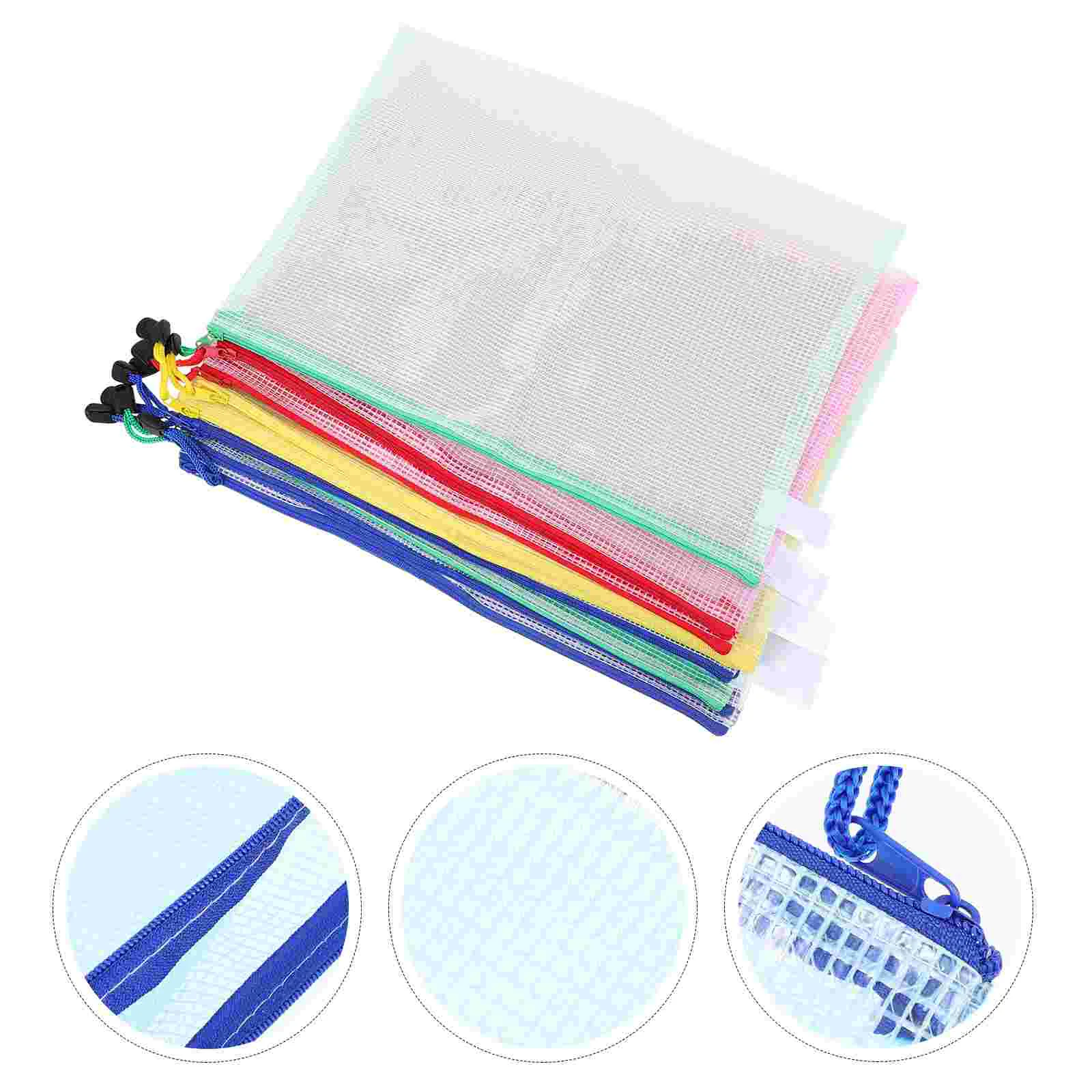 Mesh Storage Bag File Pouch Toiletry Organizer Design Zipper Students Pvc Document
Mesh Storage Bag File Pouch Toiletry Organizer Design Zipper Students Pvc Document