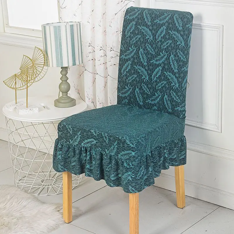 Home One-piece Dining Chair Case 4-season All-inclusive Dust Chair Cover Stretch Jacquard Fabric Hotel Wedding Decor Chair Cover
Home One-piece Dining Chair Case 4-season All-inclusive Dust Chair Cover Stretch Jacquard Fabric Hotel Wedding Decor Chair Cover