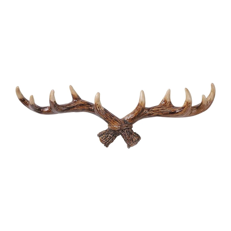 Coat Rack Resin Vintage Deer Antlers Wall Hooks, Clothes Keys Hanger Rack Hooks,Antler Key Hook On The Wall 
Coat Rack Resin Vintage Deer Antlers Wall Hooks, Clothes Keys Hanger Rack Hooks,Antler Key Hook On The Wall