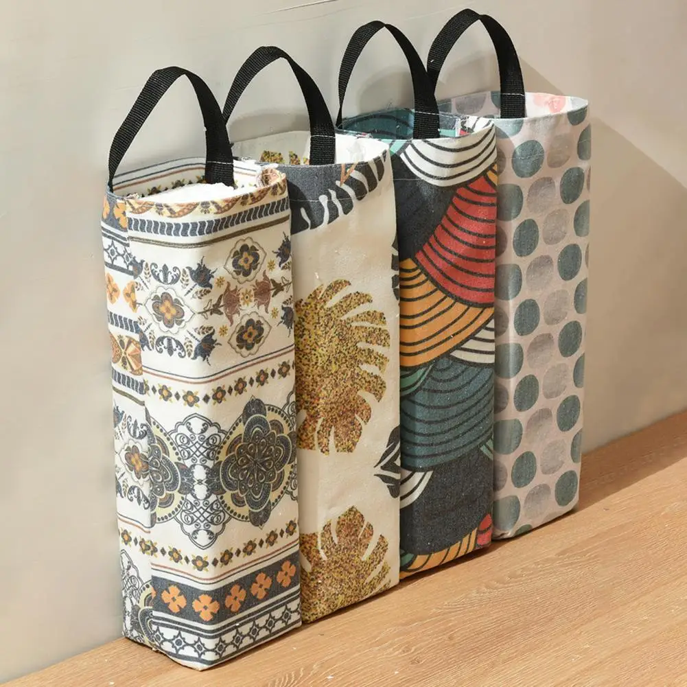 New Garbage Bag Holder Wall Hanging Large Capacity Pull Type Canvas Multipurpose Grocery Waste Bag Container Kitchen Supplies
New Garbage Bag Holder Wall Hanging Large Capacity Pull Type Canvas Multipurpose Grocery Waste Bag Container Kitchen Supplies