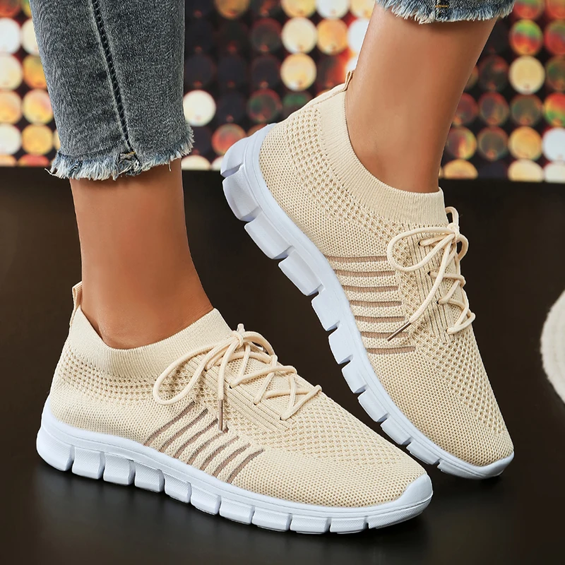 Women's Lightweight Breathable Mesh Sneakers Slip-On Soft Sole Knit Flats Shoes for Women 2023 Casual Sneakers Zapatillas Mujer 
Women's Lightweight Breathable Mesh Sneakers Slip-On Soft Sole Knit Flats Shoes for Women 2023 Casual Sneakers Zapatillas Mujer