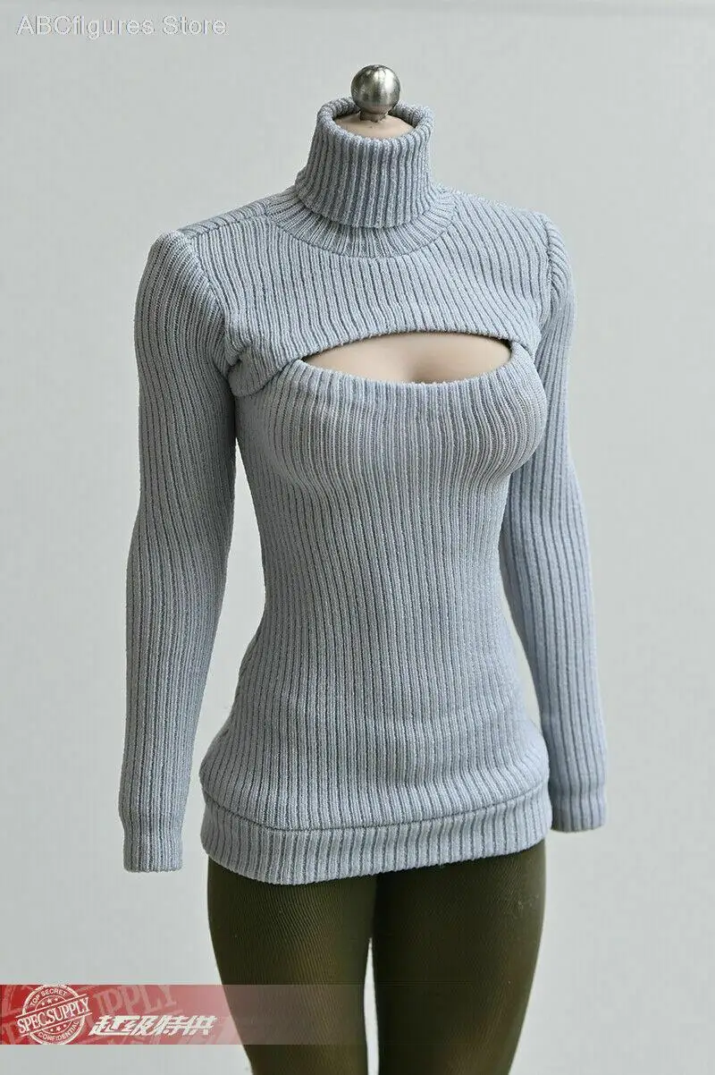 1/6 open chest sweater Long-sleeved knitted clothing Fit 12'' Female Soldier model PH TBL Action Figure
1/6 open chest sweater Long-sleeved knitted clothing Fit 12'' Female Soldier model PH TBL Action Figure