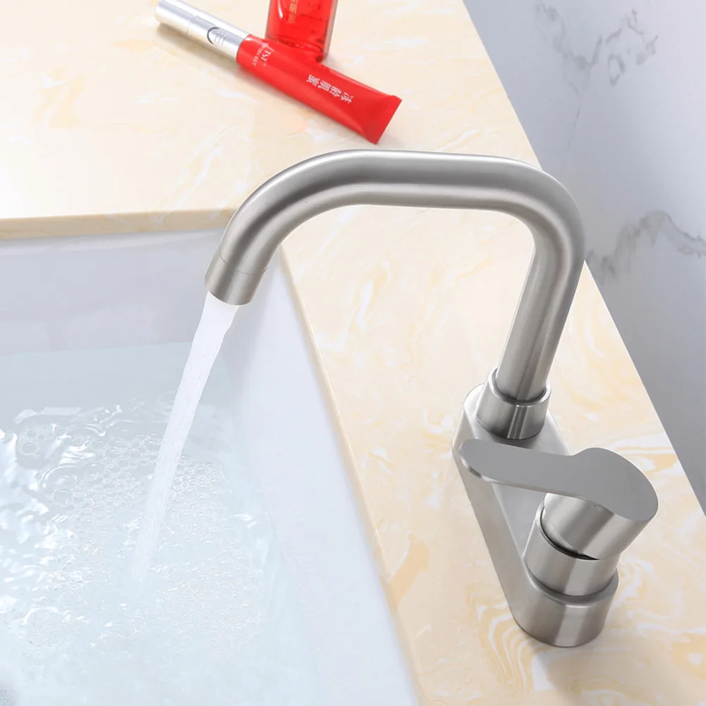 Tap Faucet Basin Sink Tap Accessories Single Handle Sink Faucet 2 Holes 304 Stainless Steel Cold And Hot Mixer
Tap Faucet Basin Sink Tap Accessories Single Handle Sink Faucet 2 Holes 304 Stainless Steel Cold And Hot Mixer