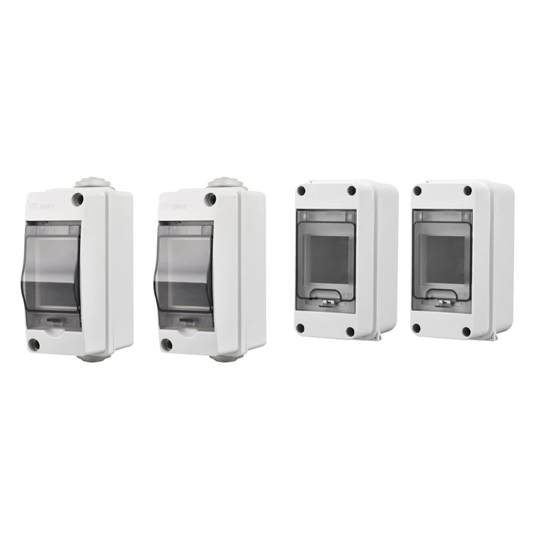 Distribution Protection Box, Waterproof Transparent Cover 3 DIN Rail Outdoor Distribution Junction Box 2Pcs
Distribution Protection Box, Waterproof Transparent Cover 3 DIN Rail Outdoor Distribution Junction Box 2Pcs