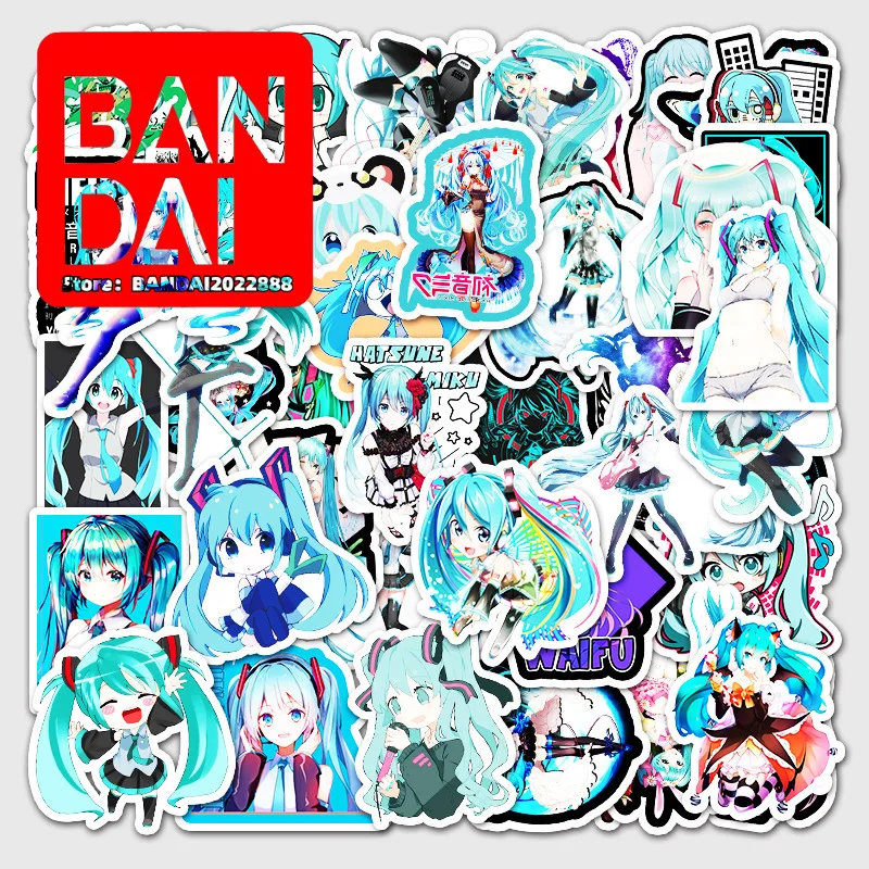 New 50 Cartoon Anime Hatsune Miku Waterproof Graffiti Stickers Luggage Laptop Car Scooter Decorative Stickers
New 50 Cartoon Anime Hatsune Miku Waterproof Graffiti Stickers Luggage Laptop Car Scooter Decorative Stickers
