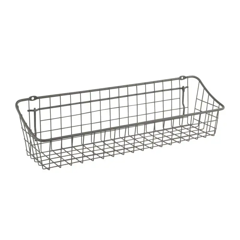 Steel Wire Storage Basket Shelf, Versatile Wall Organizer for Tools and Craft Supplies, Pegboard and Wall Mount, Industrial Gray
Steel Wire Storage Basket Shelf, Versatile Wall Organizer for Tools and Craft Supplies, Pegboard and Wall Mount, Industrial Gray