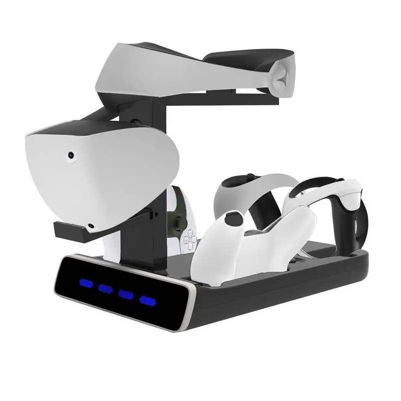 Подставка для зарядки для PS VR2 с подсветкой, зарядное устройство для контроллера, совместимое с Playstation5, ручкой геймпада, гарнитурой VR
Подставка для зарядки для PS VR2 с подсветкой, зарядное устройство для контроллера, совместимое с Playstation5, ручкой геймпада, гарнитурой VR